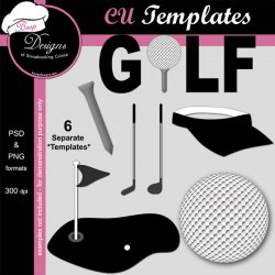 Golf - CU Templates by Boop Designs