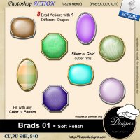 Brads 01 - Soft Polish by Boop Designs Brads 01 - Soft Polish by Boop Designs