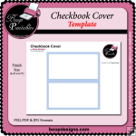 Checkbook Cover TEMPLATE by Boop Designs