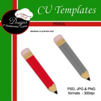Pencil - CU Template by Boop Designs