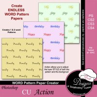 Word Pattern Paper Creator by Boop Designs Word Pattern Paper Creator by Boop Designs