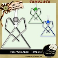 Paper Clip Angel - Template by Boop Designs