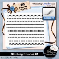 Stitching Brushes 01 by Boop Designs