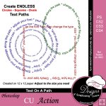 Text on a Path by Boop Designs
