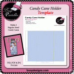 Candy Cane Holder TEMPLATE by Boop Designs