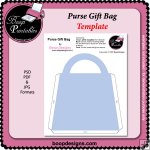 Purse Gift Bag TEMPLATE by Boop Designs