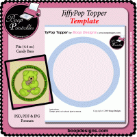 JiffyPop Topper TEMPLATE by Boop Designs JiffyPop Topper TEMPLATE by Boop Designs