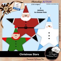 Christmas Stars by Boop Designs